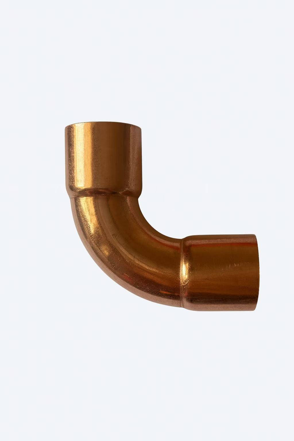 equal elbow copper tube fitting 90 degree 15mm 18mm 22mm 28mm for HVAC and plumbing