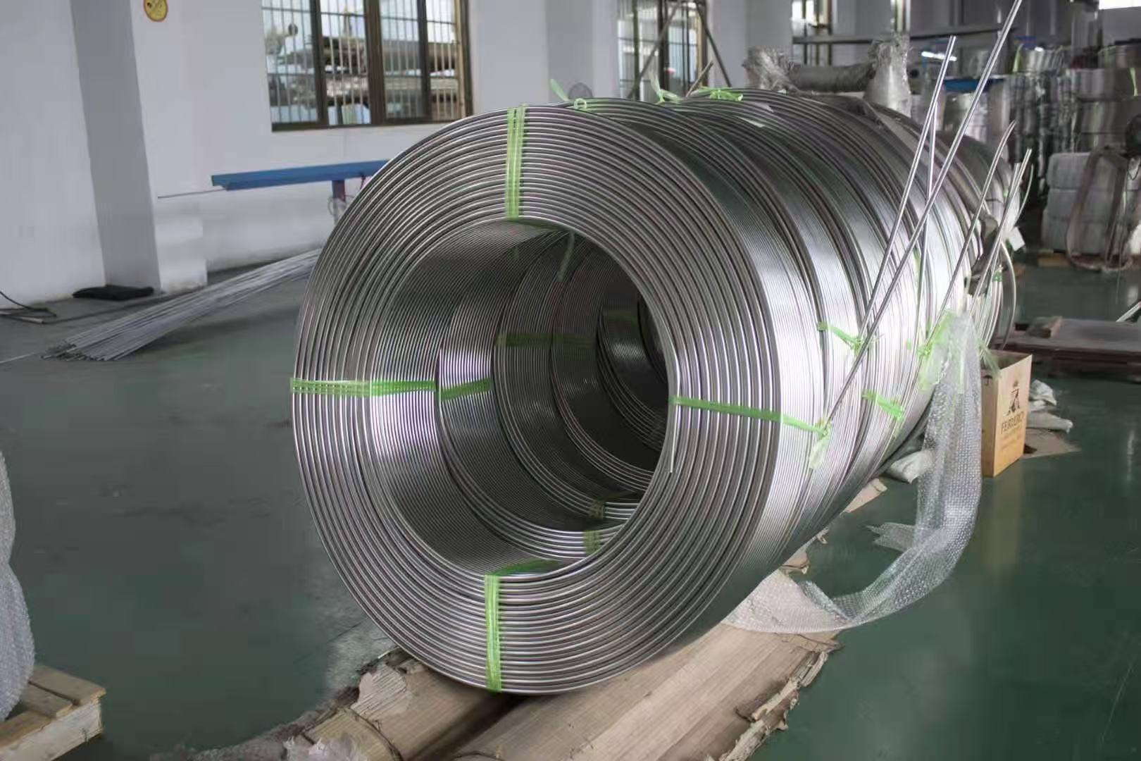 Custom stainless steel tube coils for beer dispensers, wine coolers, and beverage cooling systems