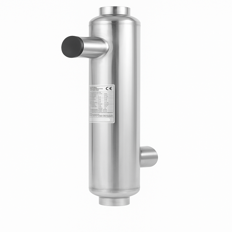 Stainless steel shell and tube heat exchangers for HVAC and pool heating