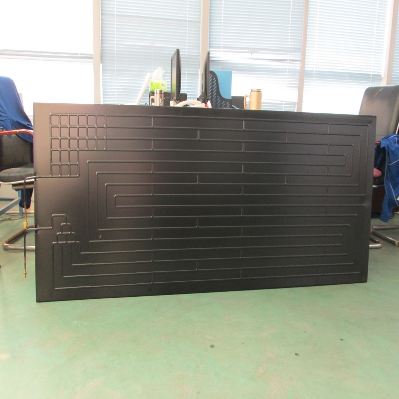 Thermodynamic solar panels with copper-aluminum piping connections