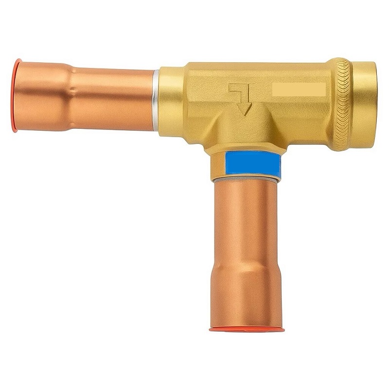 Brass angle seat check valves 90 degree ODF type for HVAC refrigeration lines