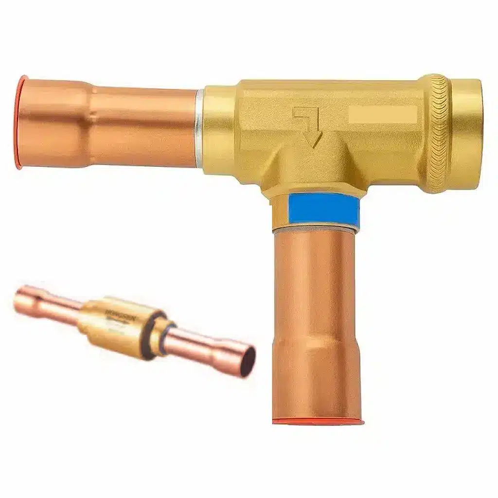 KAK CVR angle seat check valve and KAK CV straight piston check valve for HVACR systems