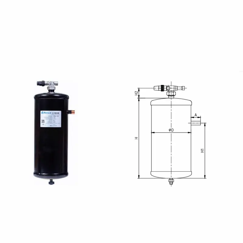 TPLC Vertical Liquid Receiver 1.1L-14L