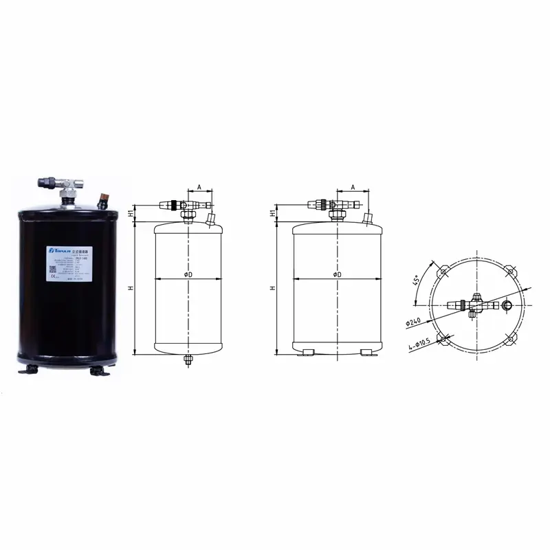 TPLC Vertical Liquid Receiver 1L-21L
