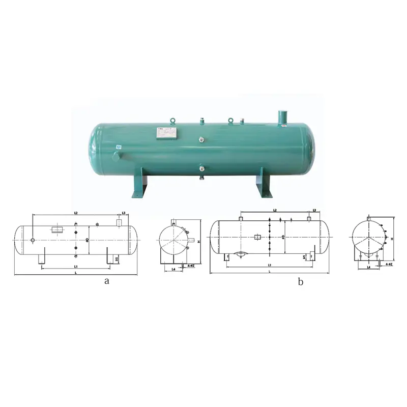 DNBW Industrial Horizontal Liquid Receiver